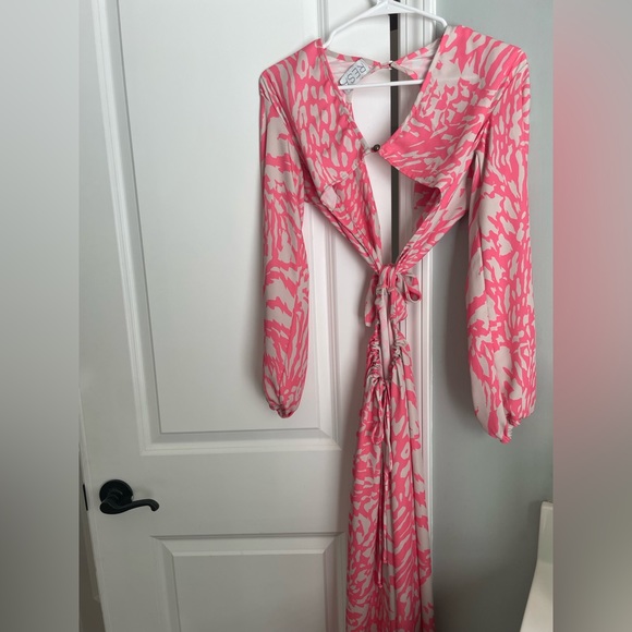 NWOT RESA Noelle Dress Pink Maxi XS - Picture 4 of 8